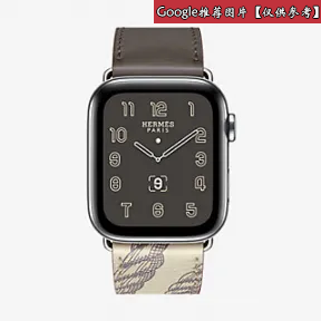 爱马仕/Hermes 米色 Apple Watch Hermès Series 5腕表，搭配44毫米单圈表带及折叠扣 H0250001_00_|_H074198CJ34